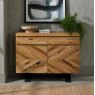 Rustic Oak Narrow Sideboard