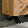 Rustic Oak Narrow Sideboard