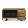 Rustic Oak Wide Sideboard