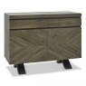 Fumed Oak Narrow Sideboard