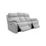 G-Plan Kingsbury Sofa Collection 3 Seater Electric Recliner Double with Headrest and Lumber with USB