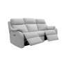 G-Plan Kingsbury Sofa Collection 3 Seater Electric Recliner Double Curved Sofa with USB Fabric - B