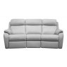 G-Plan Kingsbury 3 Seater Electric Recliner Double Curved Sofa Headrest Lumber with
