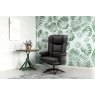 Alvor Swivel Recliner Chair  - Soleda Full Leather Base A