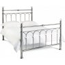 Krystal 135Cm Antique Nickel Bedstead