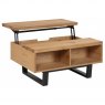 Laptop Storage Coffee Table - Oak