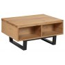 Laptop Storage Coffee Table - Oak