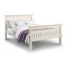 Barcelona Bed High Foot End 135cm  Stone White