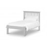 Barcelona Low Foot End dove grey bed 90cm