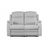 2 Seater Sofa Double Powered Single Motor Recliner Leather