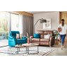 G Plan Hurst Small Sofa Elec Rec DBL with USB Leather - L