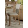 Braemar Upholstered Back Chair (Natural Fabric)