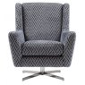 Bosco Collection Swivel Accent Chair - Fabric