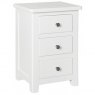 Chilford Bedroom Collection 3 Drawer Bedside - White