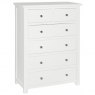 Chilford Bedroom Collection 2+4 Drawer Chest - White