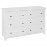 Chilford Bedroom Collection 6 Drawer Wide Chest - White