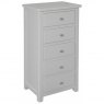 Chilford Grey Collection 5 Drawer Narrow Chest 