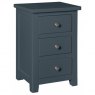 Chilford Blue  Collection 3 Drawer Bedside 