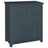 Chilford Blue Collection 2+3 Drawer Chest 