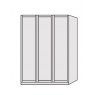 Airedale Collection 3 Doors Wardrobe - Plain Doors