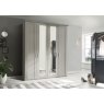 Airedale Collection 4 Doors Wardrobe - 2 Mirrored Doors