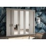 Airedale Collection 5 Doors Wardrobe - 3 Mirrored Doors