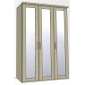 Airedale Collection 3 Doors Wardrobe - 3 Mirroed Doors
