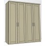 Airedale Collection 4 Doors Wardrobe - Plain Doors
