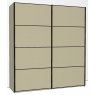 allisto Plus 200cm Wide 2 Doors 4 Panel Front Wooden doors in carcase colour