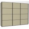 Callisto Plus 280cm Wide 3 Doors 4 Panel Front Wooden doors in carcase colour