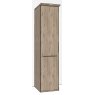 Durban Hinged-door wardrobe with Cornice / 1 Door RHH