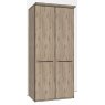 Durban Hinged-door wardrobe with Cornice / 2 Door