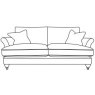 Large Sofa A Grade Fabric - Qualifil Blue Fibre Seat Interior