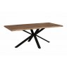 Forest Collection 200 x 95cm (Natural Oiled) With Spider Metal Leg Dining Table
