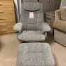 Consul Swivel Recliner & Stool