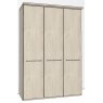Zambia Hinged-door wardrobe with Cornice / 3 Door