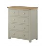 Tiverton Bedroom 2+3 Chest - Stone