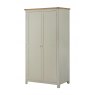 Tiverton Bedroom 2 Door Wardrobe - Stone