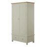 Tiverton Bedroom Gents Wardrobe - Stone