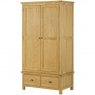 Tiverton Bedroom Gents Wardrobe - Oak