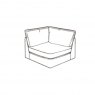 Avarda Sofa Collection Corner Box - C Grade Fabric Standard Back