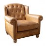 Country Collection Clyde Chair - Fast Track (Tan Brown Leather)