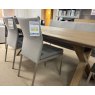 Fargo 220cm Dining Table 2 x Katy Fabric Chairs 2 x Katy Leather Armchairs 1 x Katy Bench