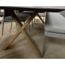 Fargo 220cm Dining Table 2 x Katy Fabric Chairs 2 x Katy Leather Armchairs 1 x Katy Bench