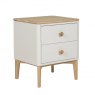 Larvik Bedroom Collection  Cashmere and Oak Bedside Table