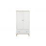 Larvik Bedroom Collection  Cashmere and Oak 2 Door Wardrobe