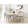 Larvik Dining Collection Dining Table 160-200cm Extending Cashmere & Oak