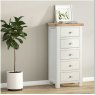 Banham Painted Bedroom 5 Drawer Tall Chest