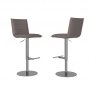 Mantua Grey Faux Leather Bar Stool