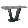 Veneto 135cm Compact Dining Table - Grey